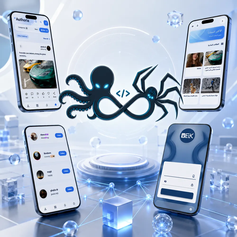 Mobile apps built by Duo Arms shown on phone screens