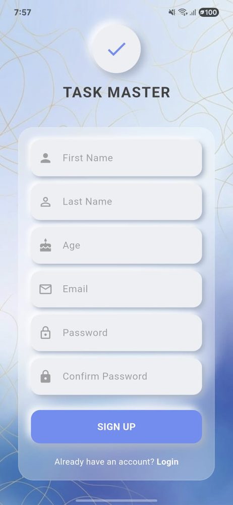 Account creation